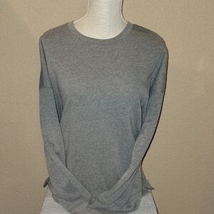 Ideology Gray Long Sleeve Women's Top New Without Tags